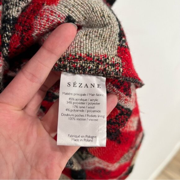 Sezane Paulette Robe Dress in Jacquard Multicolor - Picture 2 of 5